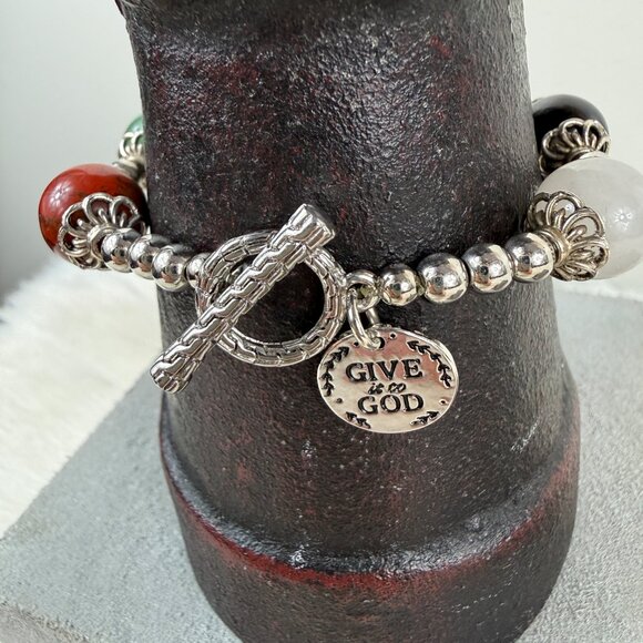 Alexa's Angels - Stretch Bead Multi-Gemstone Bracelet - Picture 7 of 7